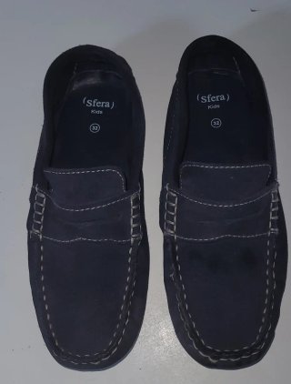Mocasines Sfera Kids Azul Marino Talla 32