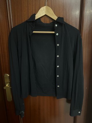 Camisa negra mujer