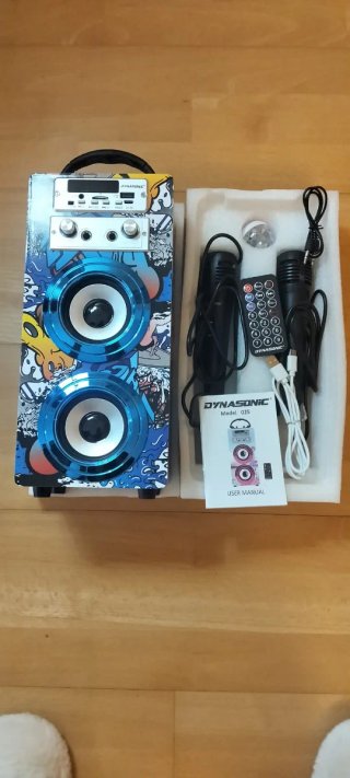 Altavoz Karaoke Portátil Dynasonic