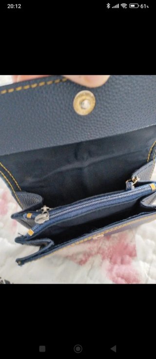 Cartera/monedero. Azul