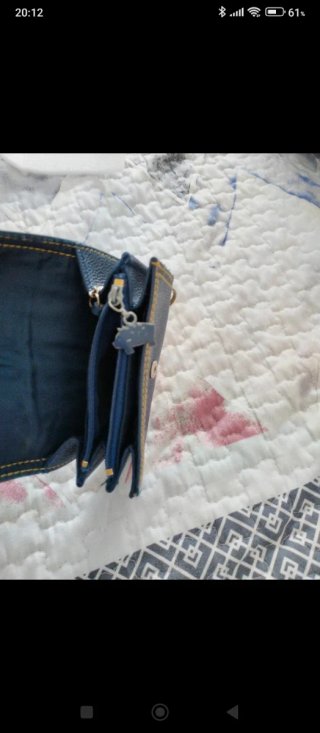 Cartera/monedero. Azul