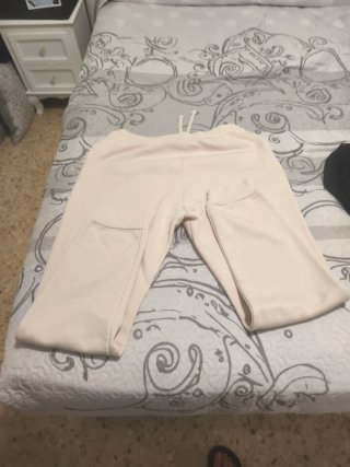 Pantalón de chándal Zara beige