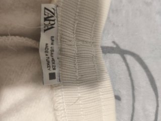 Pantalón de chándal Zara beige