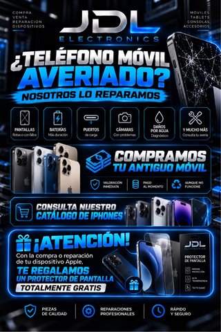 REPARACIÓN DE IPHONE EN ALMERÍA | JDL ELECTRONICS