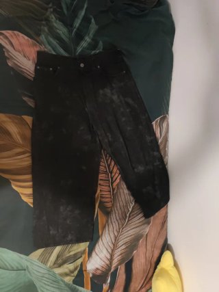 Pantalón vaquero negro baggy