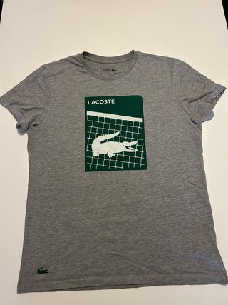 Camiseta Lacoste Sport Gris Talla L