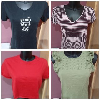 Lote de 4 camisetas variadas