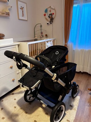 Carrito Bugaboo Donkey con 2 sillas y 1 capazo