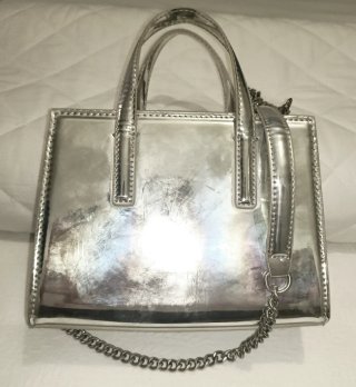 Bolso Zara Plateado