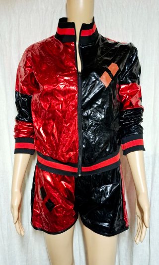 Costume Harley Quinn Giacca e Pantaloncini