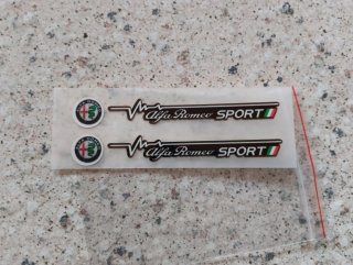 Set de 2 Adhesivos Alfa Romeo Sport