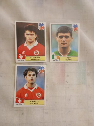 3 Cromos Mundial USA 94 Panini