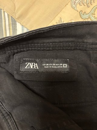 Pantalones Cargo Zara Negros