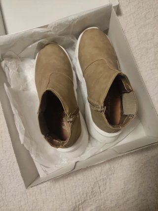 Botines Beige y Blanco