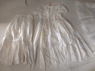 Vestido de Comunión Niña Blanco Hecho a mano