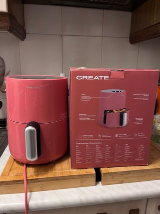 Freidora de aire CREATE 1,5L Rosa