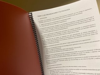 Apuntes psicologia organizaciones UNED