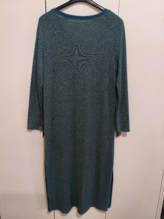 Vestido MIDI azul brillante