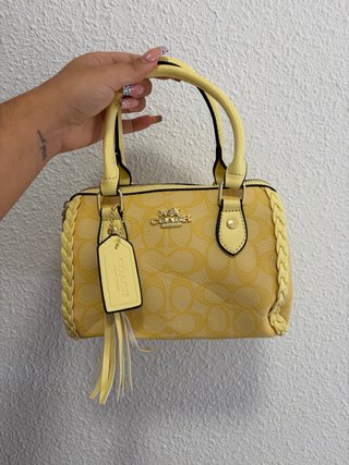 Bolso Coach Amarillo