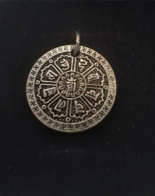 Colgante Tibetano Budista Plata 925