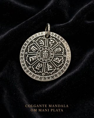 Colgante Tibetano Budista Plata 925