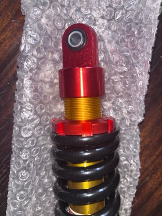 Amortiguador trasero regulable para moto / pit bik