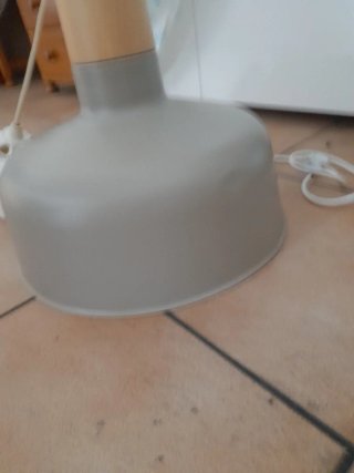 Lámpara de mesa Ikea Beige/Gris