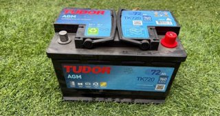 Batería Coche Tudor AGM TK720 72Ah 760A