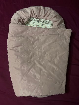 Saco Mayoral bebé rosa nubes