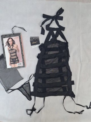 Conjunto Lencería Jinmengdie Negro