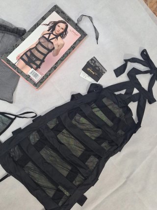 Conjunto Lencería Jinmengdie Negro
