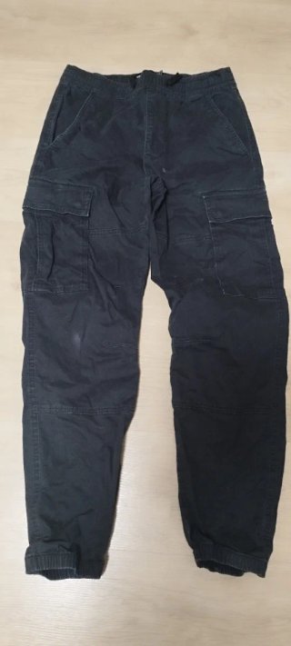 Pantalón Cargo Largo Negro