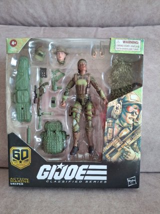 Figura G.I. Joe Classified Action Marine Sniper