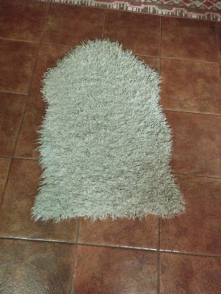 Alfombra de pelo 87x55 cm