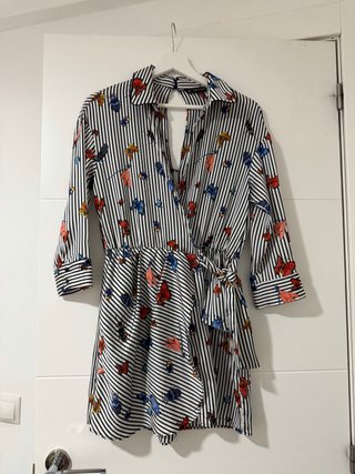 Mono corto Zara estampado rayas