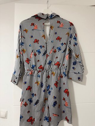 Mono corto Zara estampado rayas
