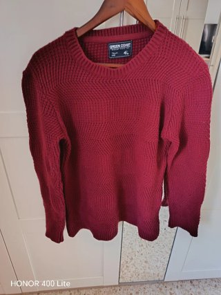 Jersey de punto Green Coast rojo