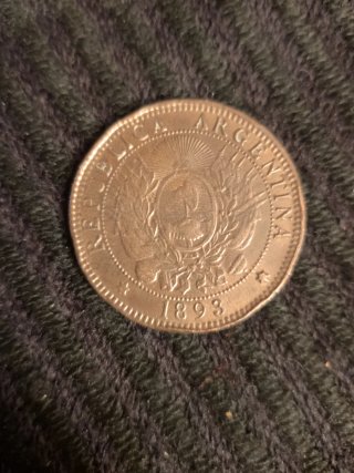 Moneda Argentina 1893