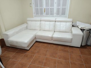 Sofá Chaiselongue Blanco