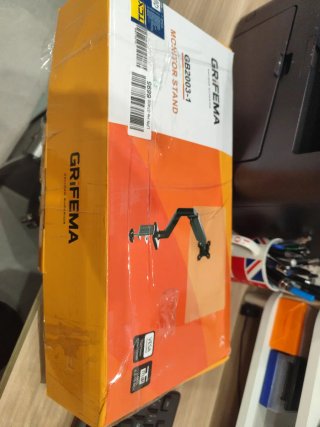 Soporte Monitor GRIFEMA GB2003-1 Negro/Naranja
