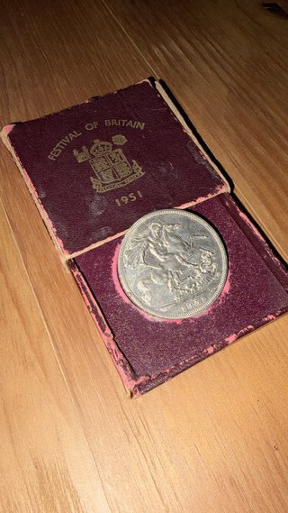 Moneda Crown 1951 Festival of Britain