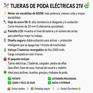 Forbici da potatura elettriche - Nuove