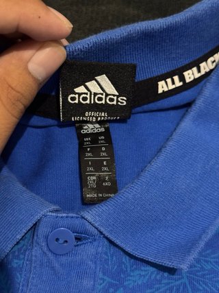Polo Adidas x All Blacks Azul