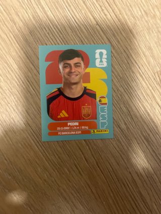 Cromo Panini Pedri Selección Española mundial 2026