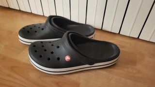 Zuecos Crocs Crocband Negros Talla 46