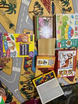 Lote de 6 Puzles y Juegos Educativos Infantiles