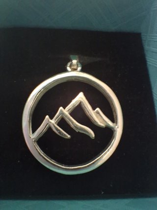 Colgante Montaña Plata 925