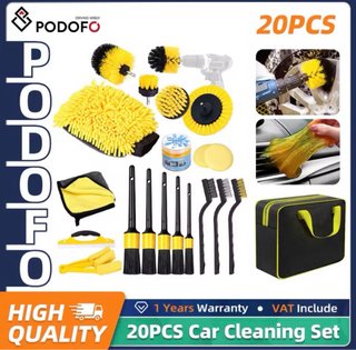 KIT DE LIMPIEZA PARA COCHE DE 20 PIEZAS