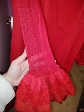 Traje de flamenca rojo