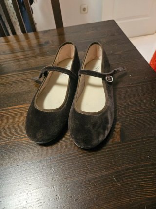 Merceditas Marrones de Terciopelo